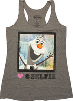 Frozen Olaf Selfie Tank Top Baby Tee