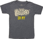 Funny Lions Tigers and Bear Oh My Juvenile T-Shirt