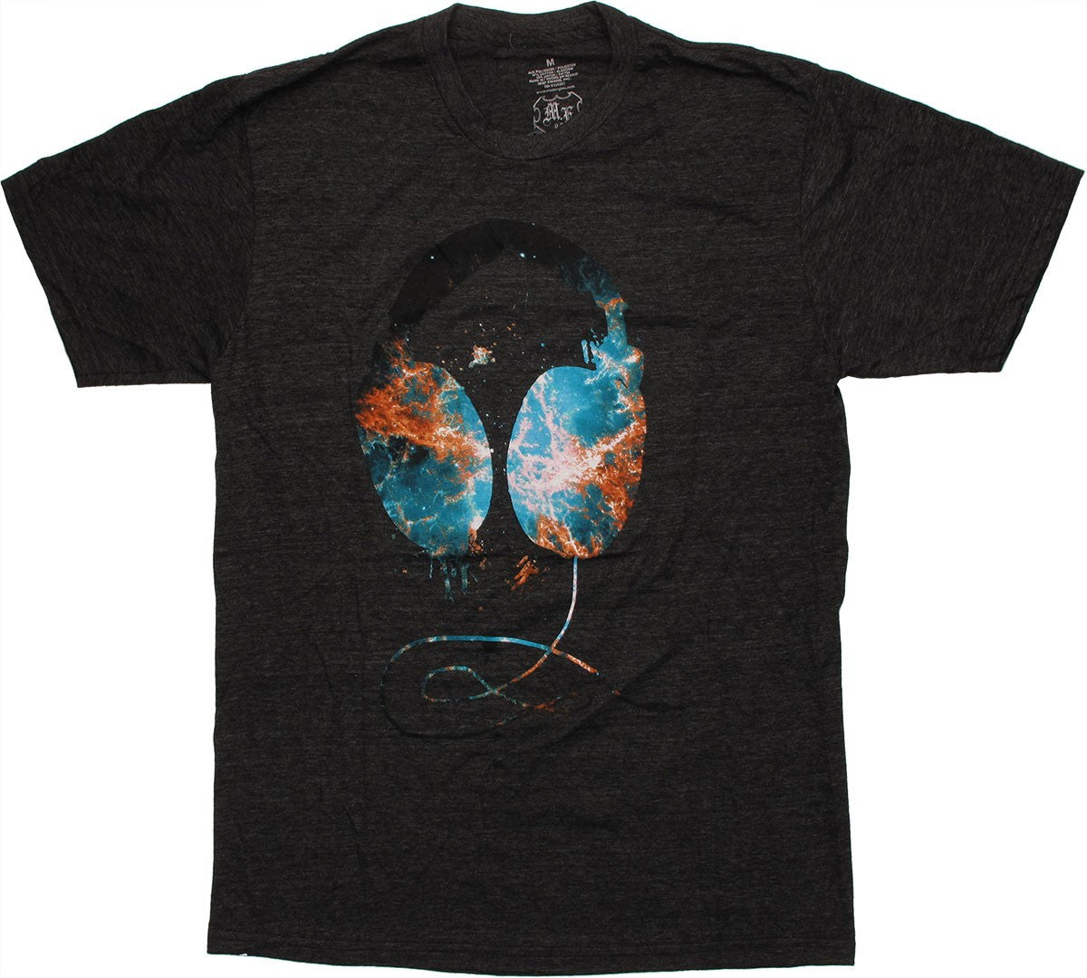 Galaxy Headphones T Shirt Sheer