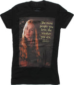 Game of Thrones Cersei Love Weak Baby Tee