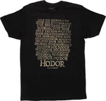 Game of Thrones Hold the Door Hodor T-Shirt