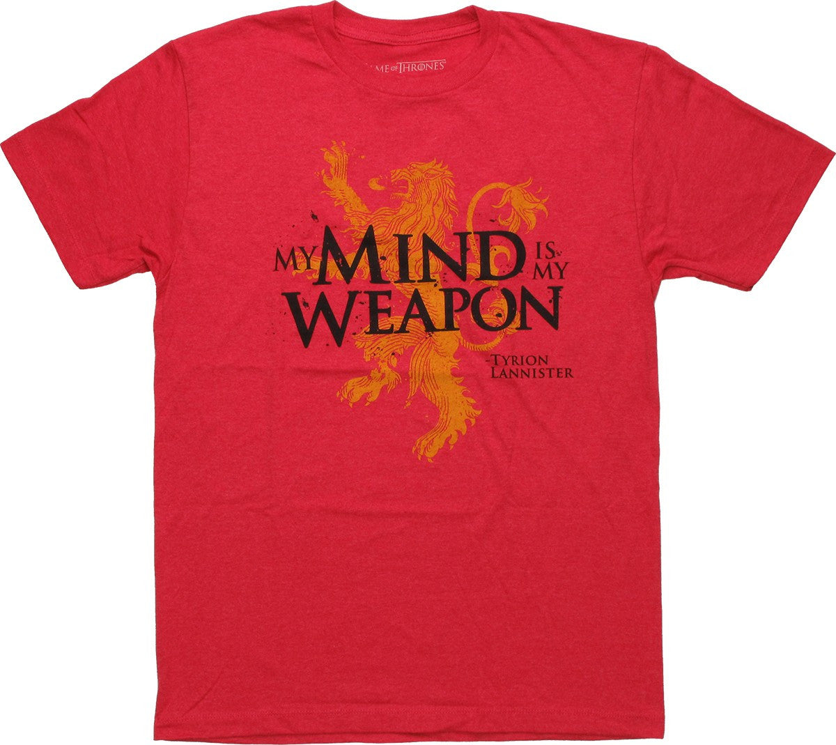 Game of Thrones Mind is My Weapon T Shirt Sheer