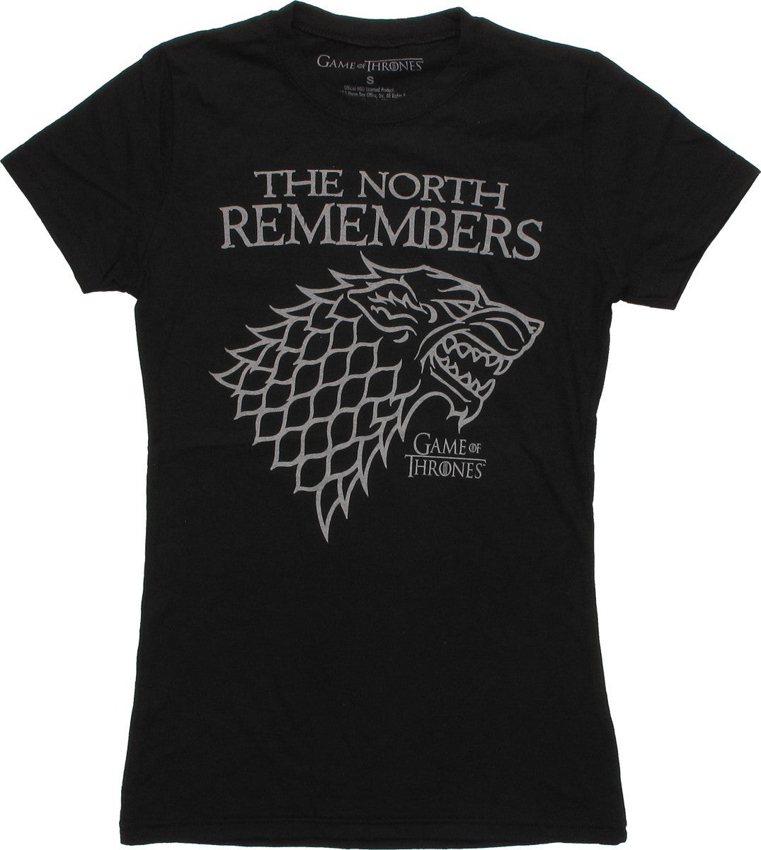 Game of Thrones North Remembers Outline Baby Tee