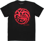 Game of Thrones Targaryen Fire Blood Black T Shirt