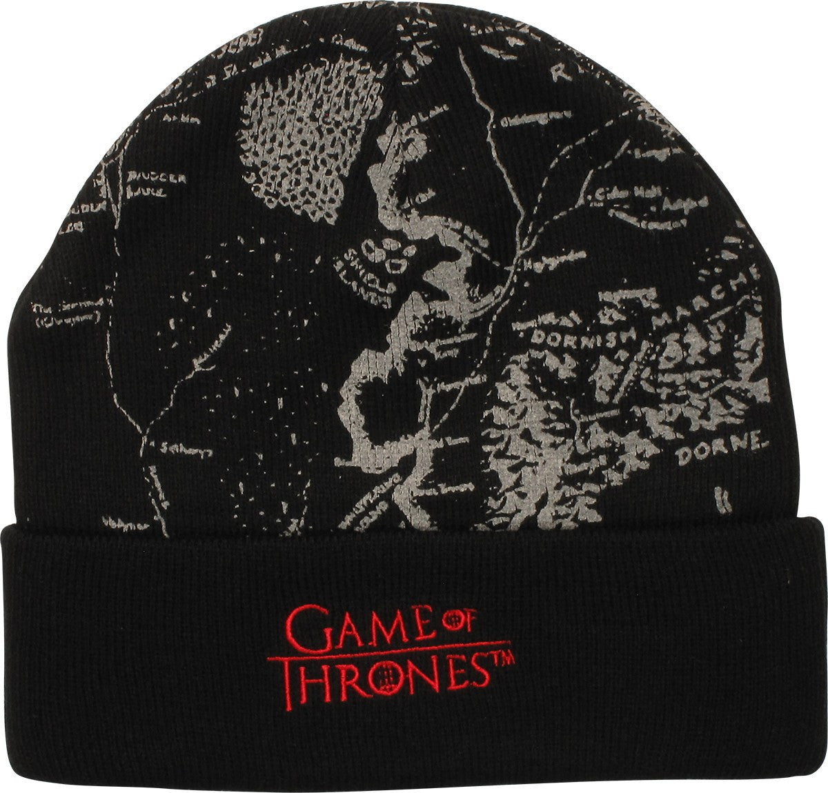 Game of Thrones Targaryen Map Cuff Beanie