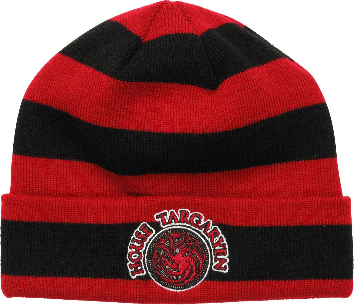 Game of Thrones Targaryen Striped Cuff Beanie