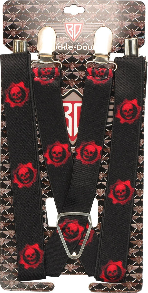 Gears of War Judgment Crimson Omen Logo Suspenders