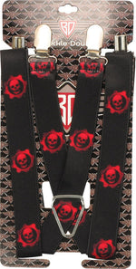 Gears of War Judgment Crimson Omen Logo Suspenders