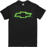 General Motors Green Lined Chevy Logo T Shirt