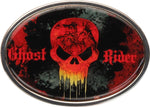 Ghost Rider Name Skull Belt Buckle