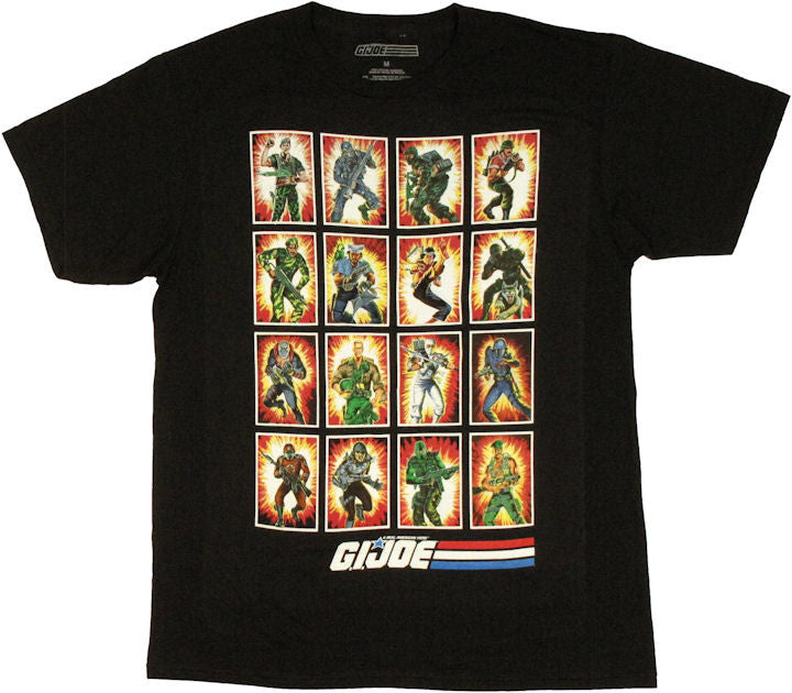 GI Joe Card Art T Shirt Sheer
