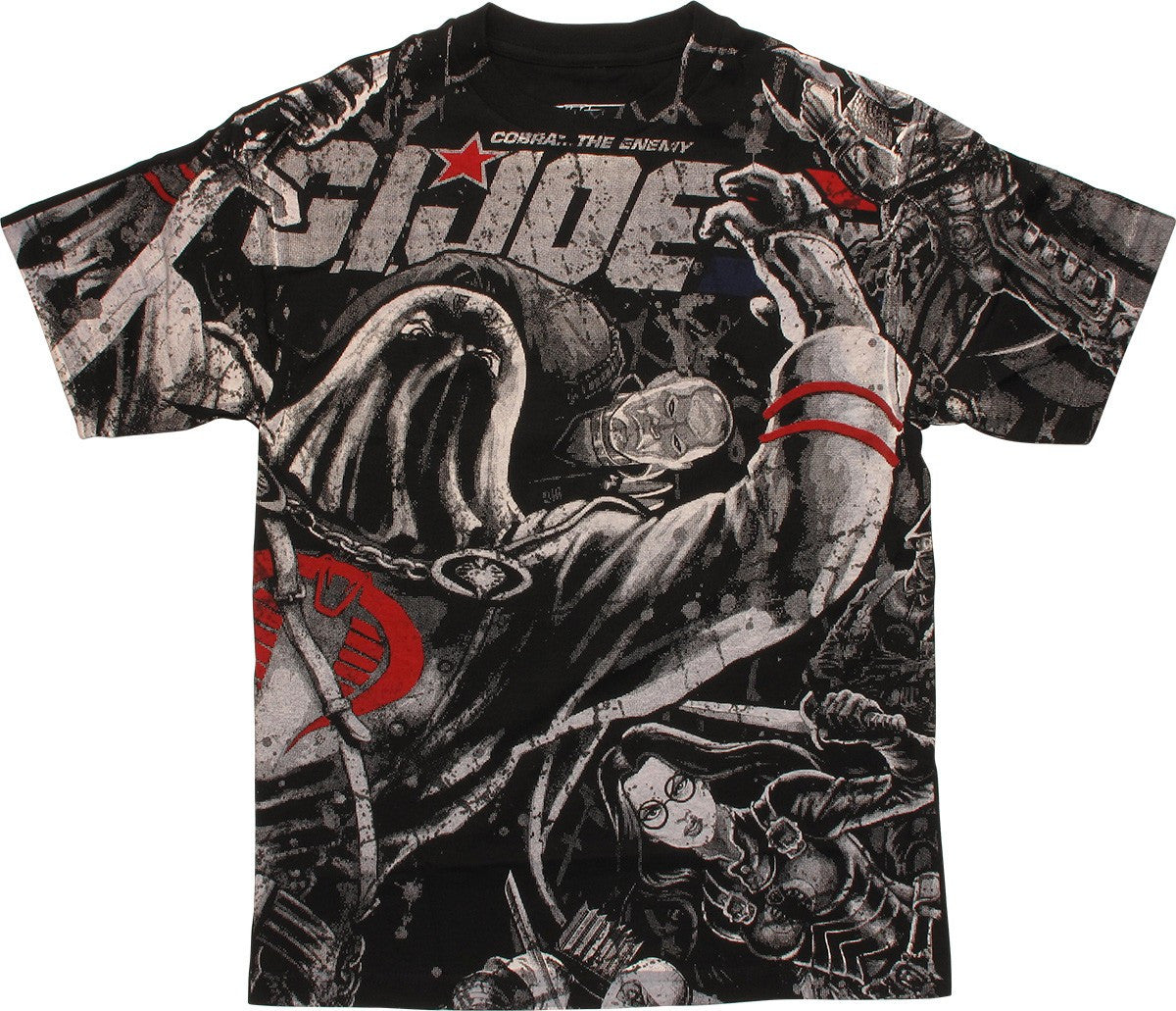 GI Joe Cobra Collage All Over T Shirt