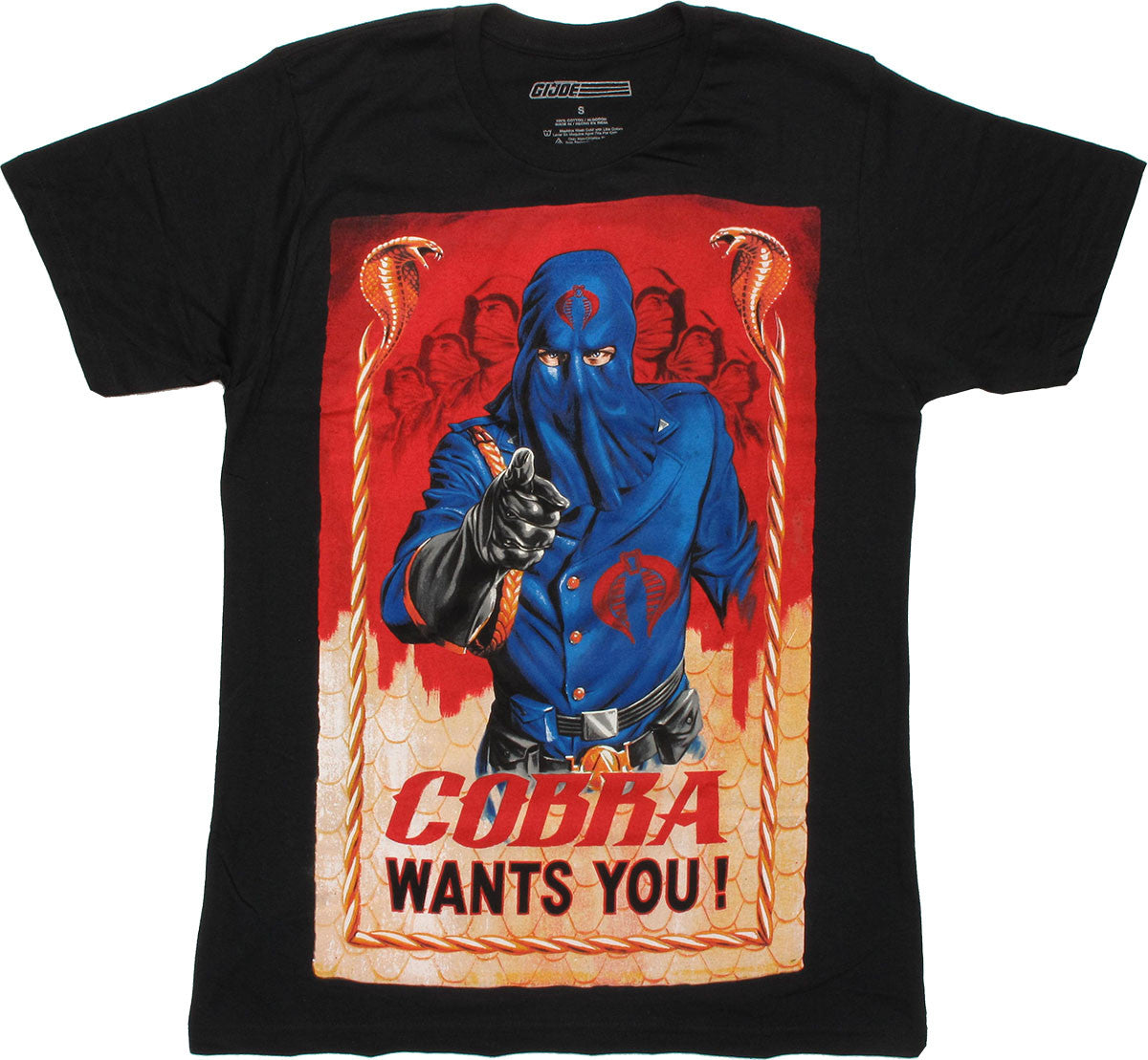 GI Joe Cobra Wants You T Shirt Sheer