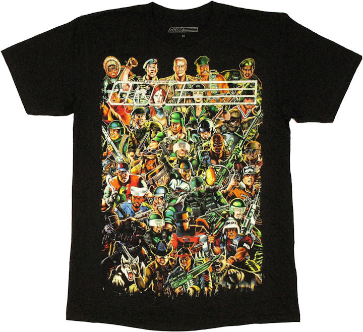 GI Joe Collage T Shirt Sheer