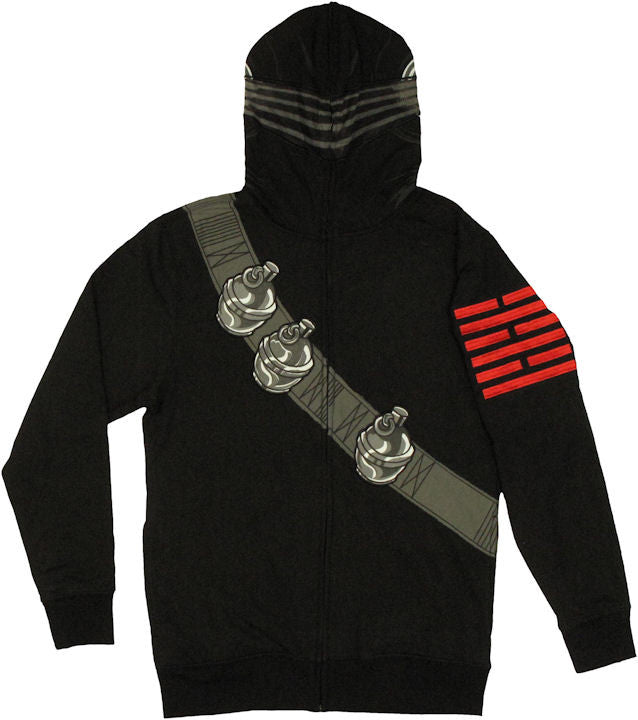 GI Joe Snake Eyes Costume Hoodie