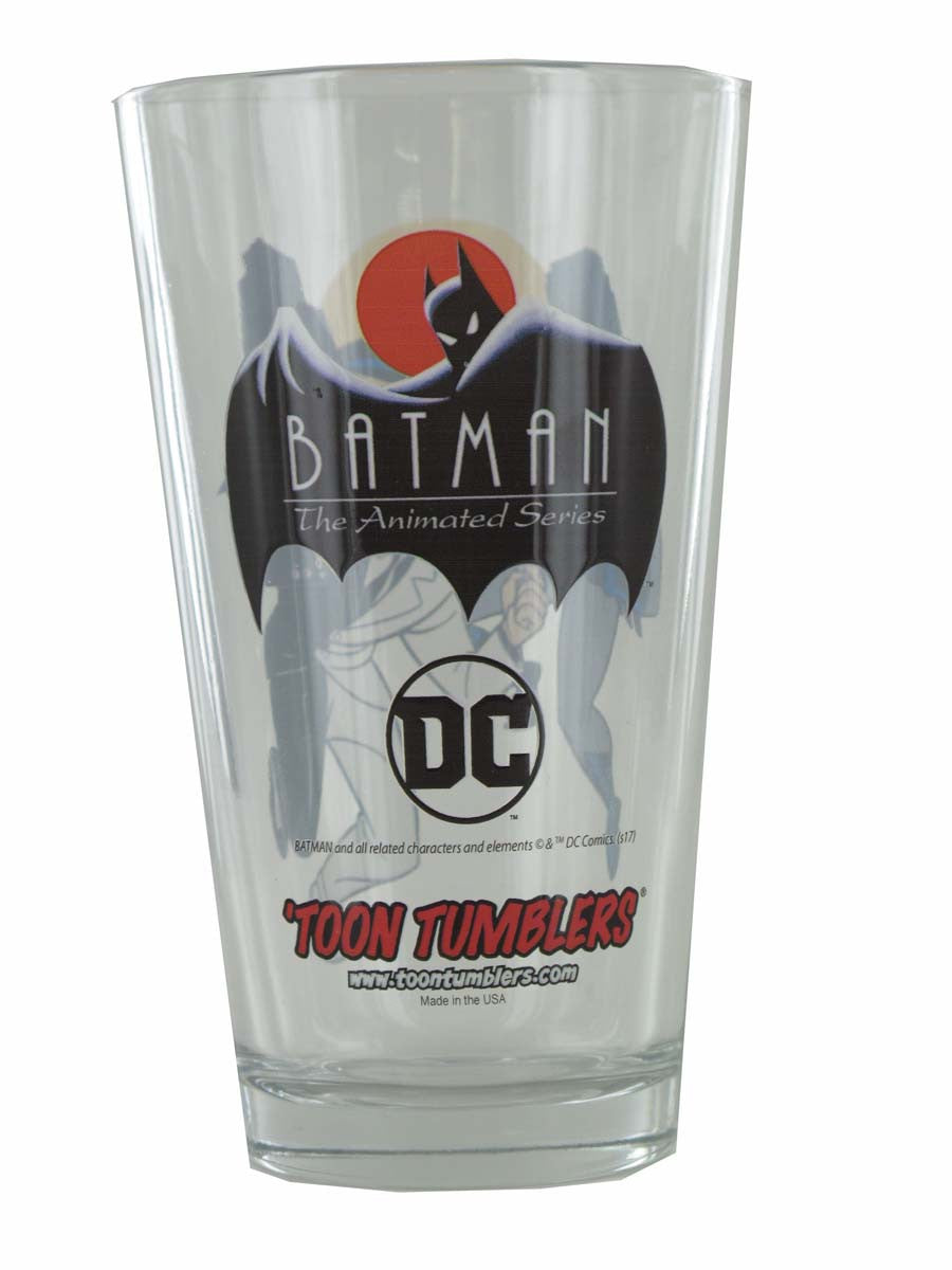 Batman Animated Series Two Face Fight Pint Glass