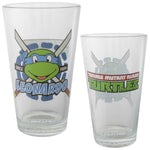 Ninja Turtles Hero Heads 1984 4 Pint Glass Set