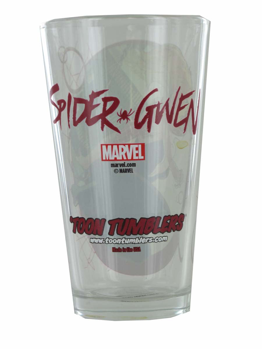 Spider-Gwen Comic Cover 1 Variant Pint Glass