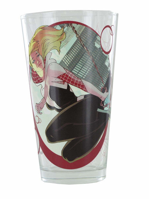 Spider-Gwen Comic Cover 1 Variant Pint Glass