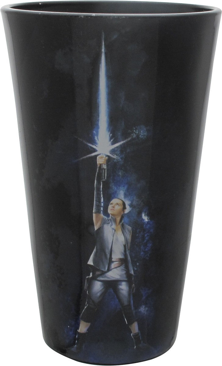 Star Wars Force Awakens Rey Luke Pint Glass Set