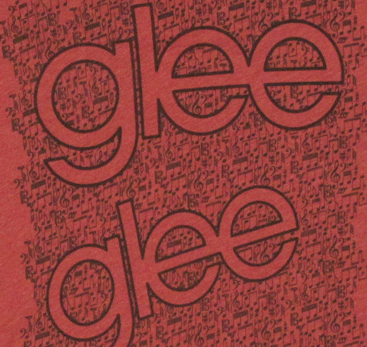 Glee Notes Raglan Baby Tee