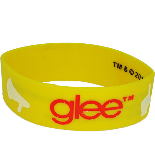 Glee Symbols Rubber Wristband