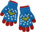 Wonder Woman Stars Logo Youth Gloves