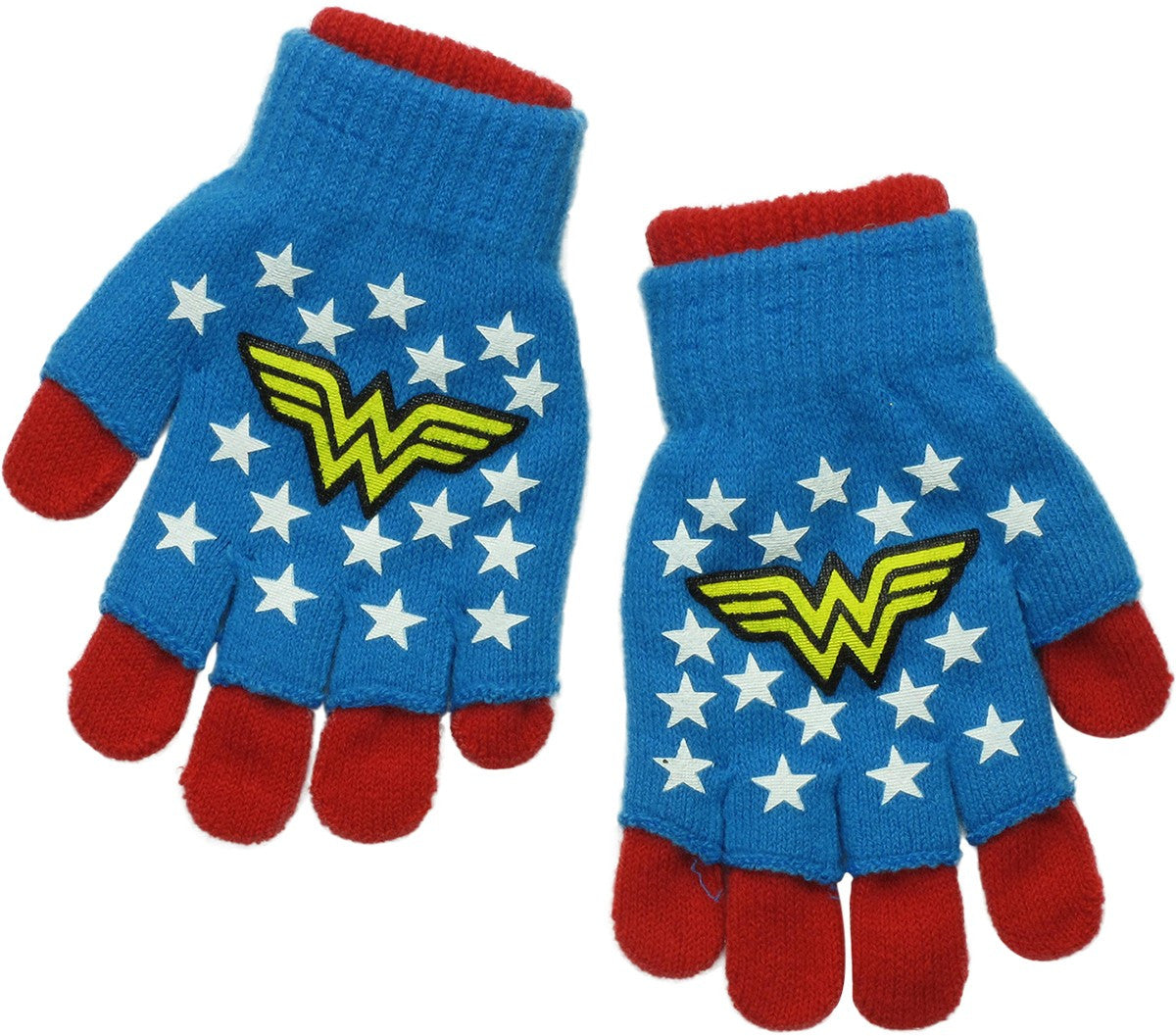 Wonder Woman Stars Logo Youth Gloves