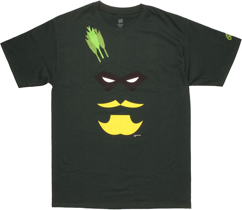 Green Arrow Face T Shirt