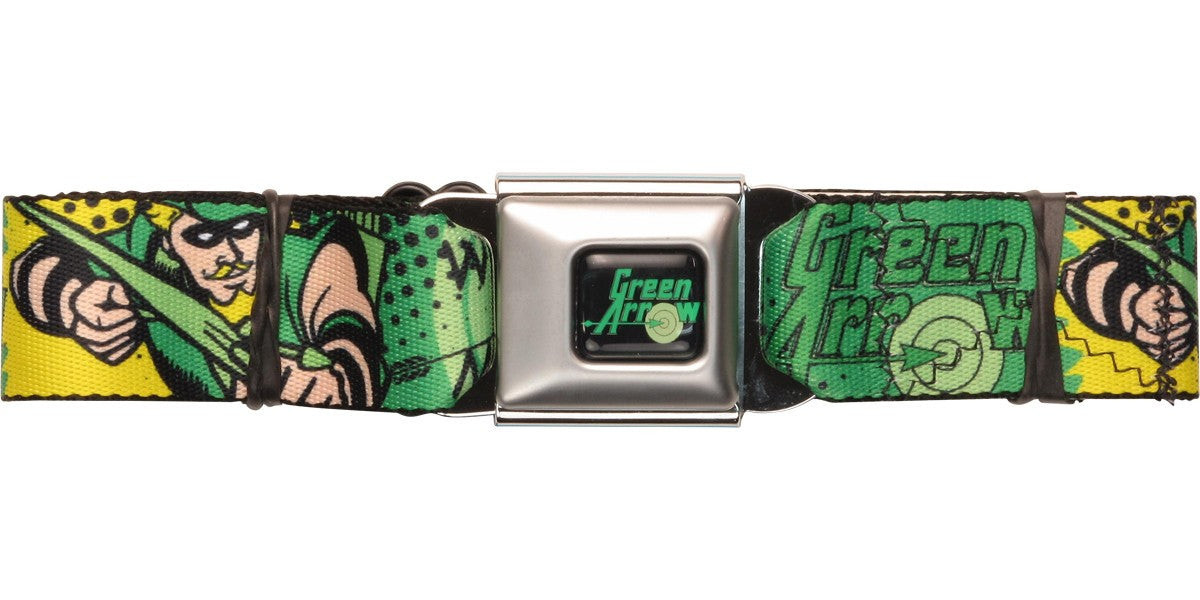 Green Arrow One Man Seatbelt Belt