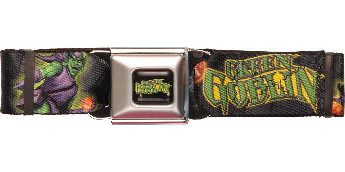 Green Goblin Pumpkin Toss Seatbelt Belt