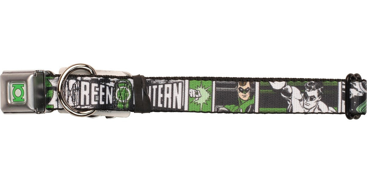 Green Lantern Hal Jordan Squares Pet Collar
