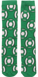 Green Lantern Logo All Over Crew Socks