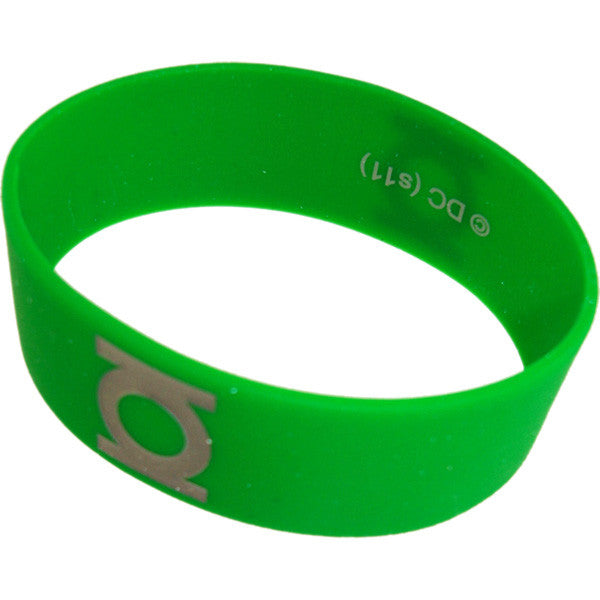 Green Lantern Logo Rubber Wristband