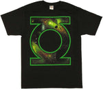 Green Lantern Space Logo T Shirt