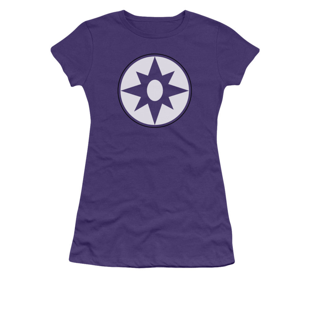 Green Lantern Star Sapphire Logo Juniors T Shirt