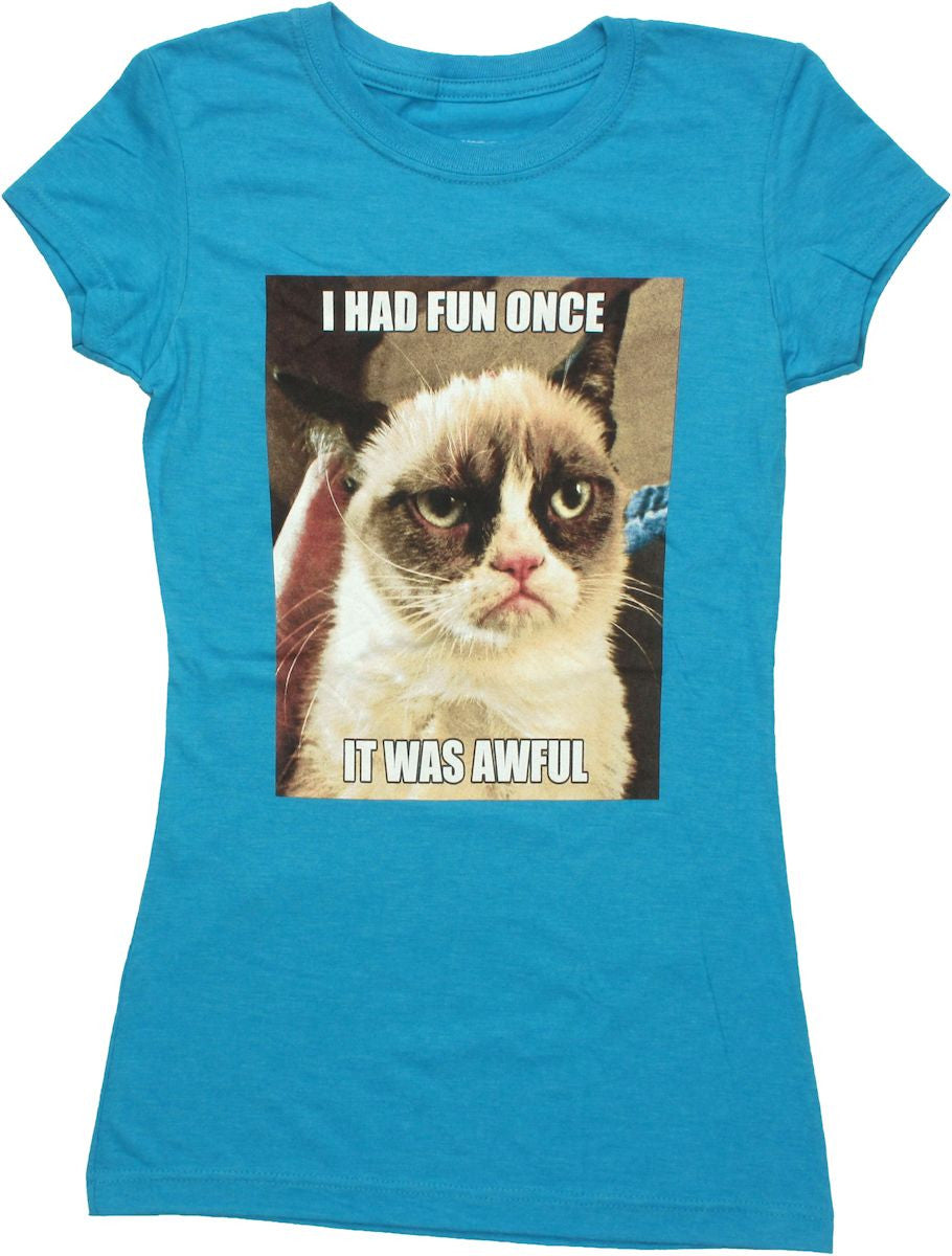 Grumpy Cat Photo Baby Tee