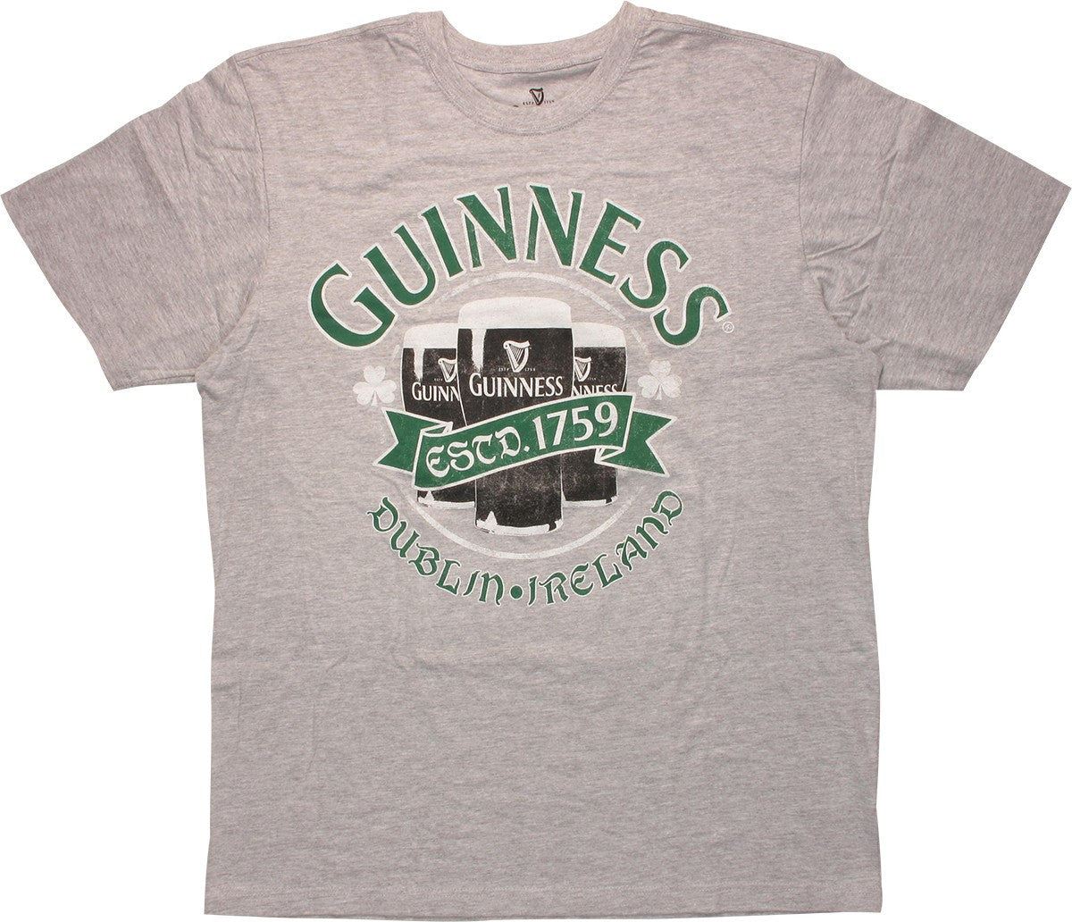 Guinness Dublin ESTD 1759 Ireland Tall T-Shirt