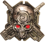Halo Mythic Map Pack Skull Logo Metal Buckle