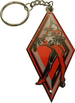 Harley Quinn Diamond Metal Keychain