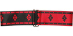 Harley Quinn Diamonds Stripes Cinch Waist Belt