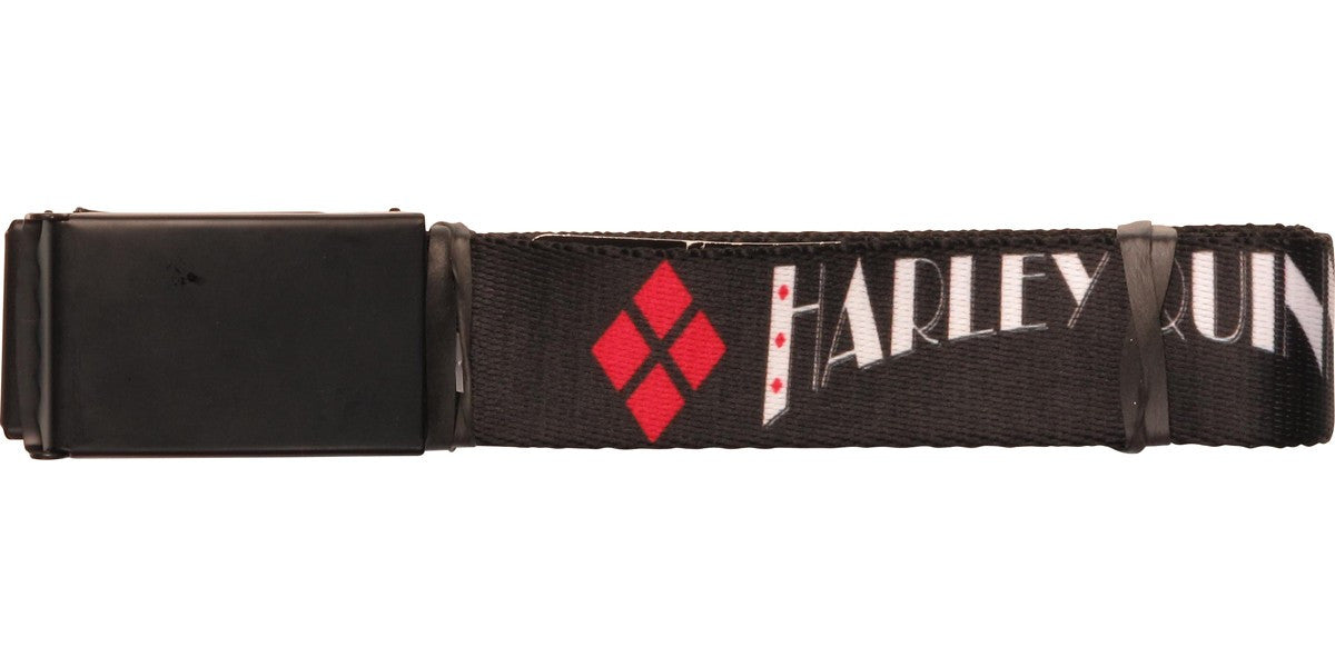 Harley Quinn Name Diamonds Mesh Belt