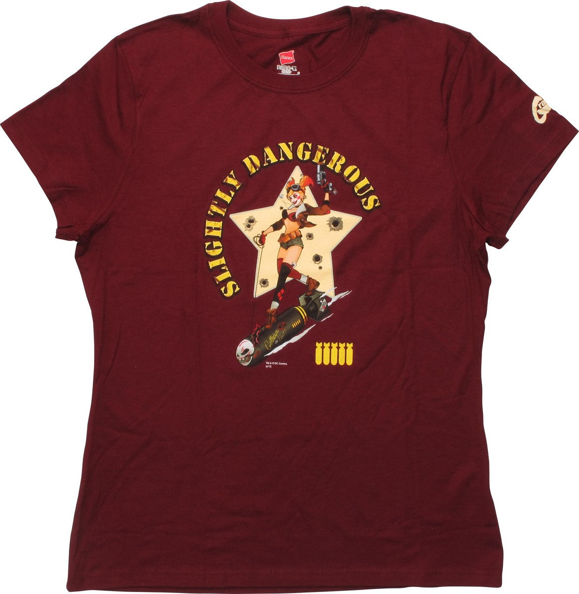 Harley Quinn Slightly Dangerous Ladies T-Shirt