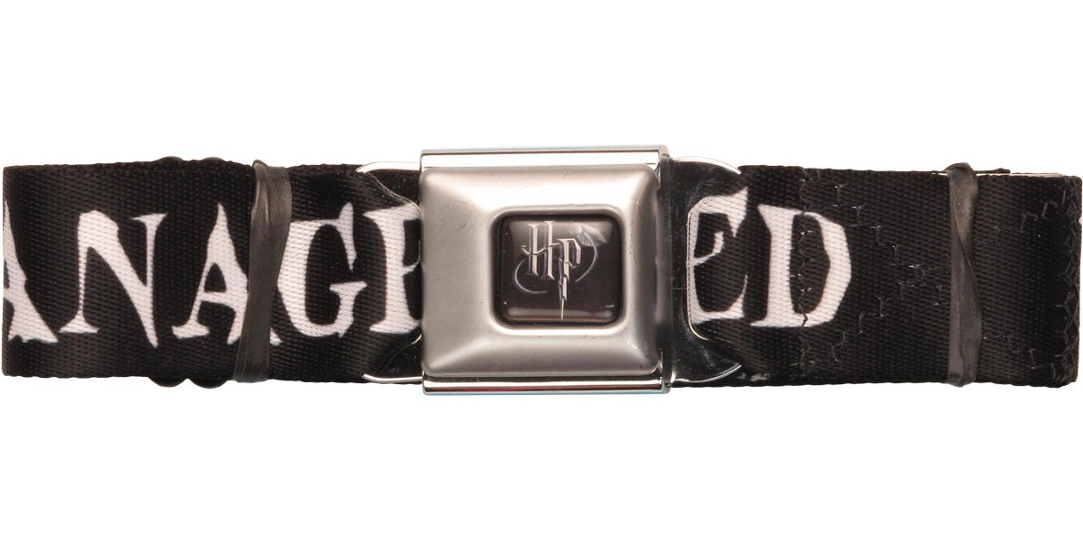 Harry Potter Mischief Managed Seatbelt Belt
