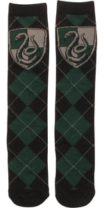 Harry Potter Slytherin Argyle Crew Socks