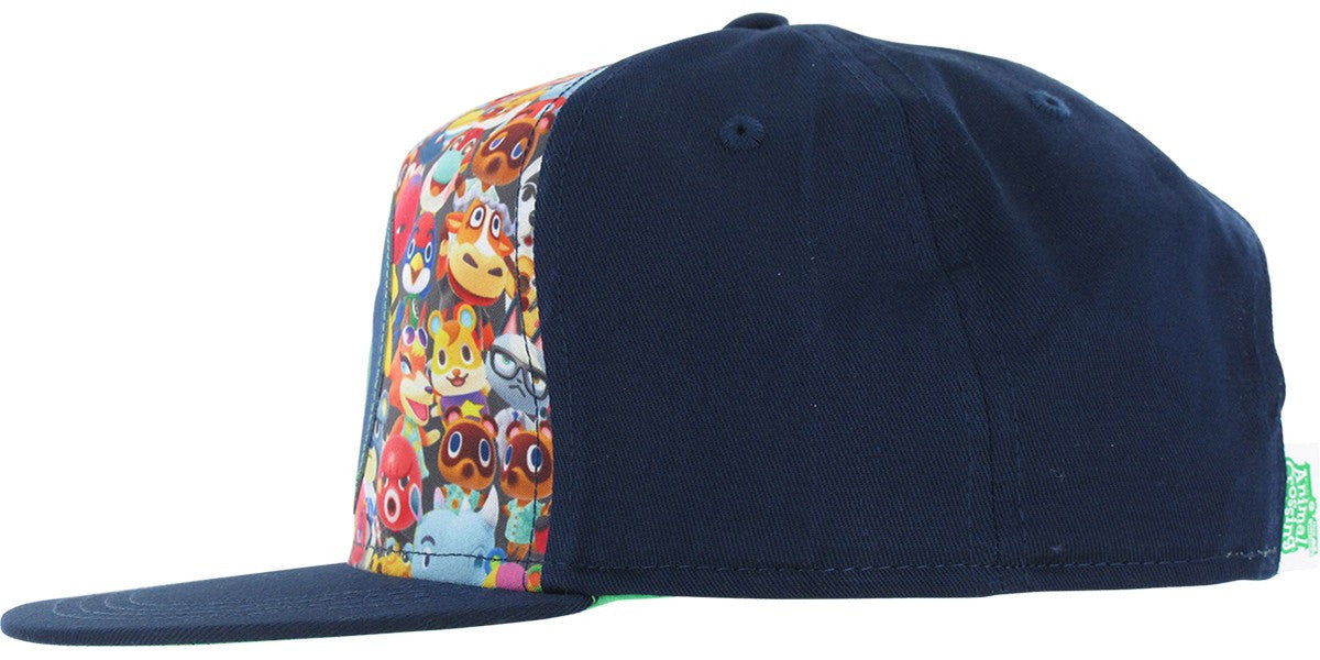 Animal Crossing Leaf All Over Print Youth Snapback Hat
