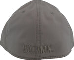 Batman Yellow Logo Gray Flex Fit Hat