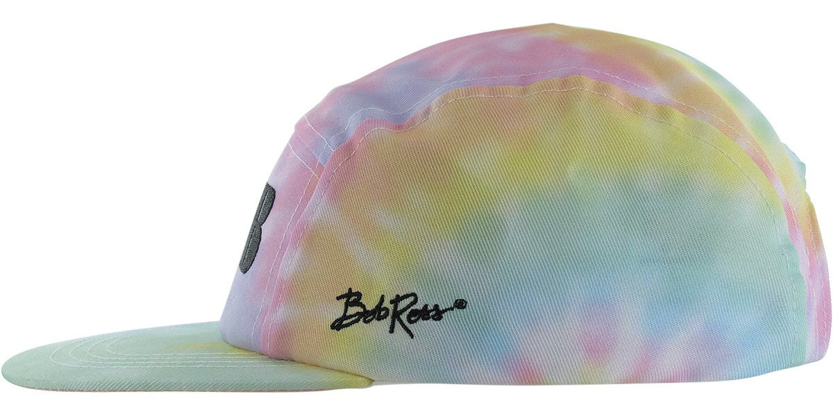 Bob Ross Tie Dye Portrait Hat