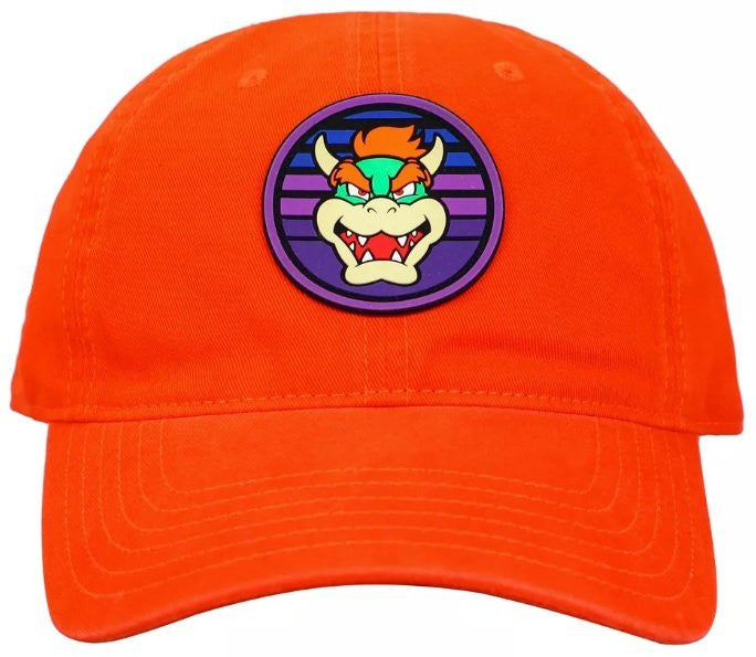 Mario Bowser Face Patch Hat