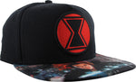 Captain America Civil War Black Widow Logo Hat